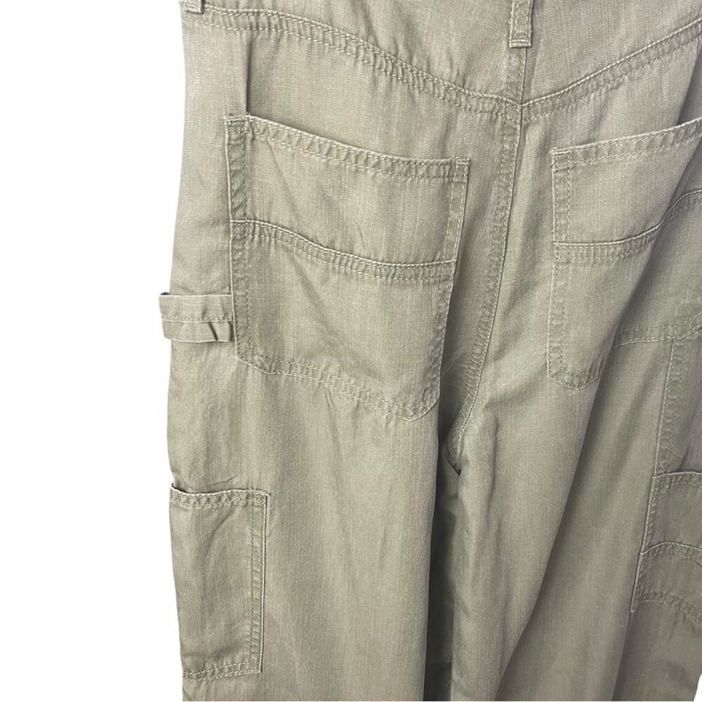 KUT Charlotte Wide Leg Cargo Pants, Khaki, Street Style, Weekend, Urban Casual 0 - Picture 10 of 11